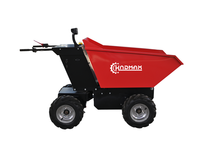 Mini-dumper électrique 4x4 hydraulique KNDMAX ED600E de 237 kg, fabriqué en Chine, avec chargeur sur roues alimenté par batterie, garantie 1 an