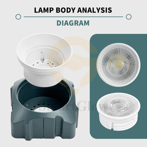 Plafonniers encastrés intérieurs de qualité à prix abordable, boîtier en aluminium et plastique, <span class=keywords><strong>spots</strong></span> MR16 GU10 7W, downlights LED SMD COB - Product Image 4