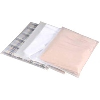 Sac d'emballage de drap de lit en PVC transparent thermoscellé avec rabat et boutons pression