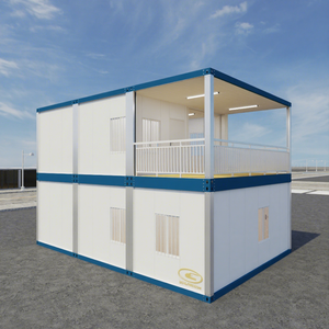 Appartements et condos modulaires préfabriqués de tailles personnalisées Maisons conteneurs modernes et durables avec cadre en acier avec salon - Product Image 1