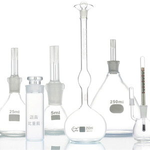 100ml thủy tinh borosilicate đất mật độ nhiệt độ pycnometer trọng lực cụ thể chai Flask với nhiệt kế - Product Image 4