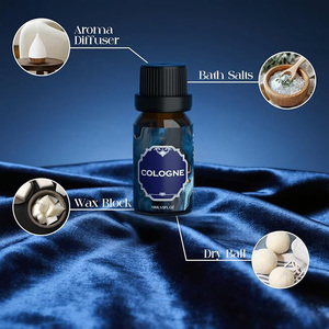 Coffret d'huiles <span class=keywords><strong>parfum</strong></span>ées Cologne 14 x 10 ml – Leather Musk, Revive, Blue Wander, Sunlit Night, Code <span class=keywords><strong>Gentleman</strong></span> – Mélange pour <span class=keywords><strong>Homme</strong></span> OEM - Product Image 5