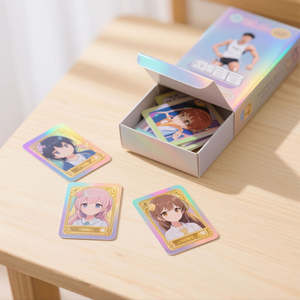 Bộ bài chơi bài Poker Anime dành cho người lớn, hộp quà bí ẩn, bài Poker Anime, thẻ bài sưu tầm Anime, hình ảnh thẻ bài có hiệu ứng hologram - Product Image 3
