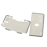 Étui de protection en TPU pour Nintendo DS Lite, coque transparente de type séparé, coque anti-chute pour console DS Lite, accessoires de jeu