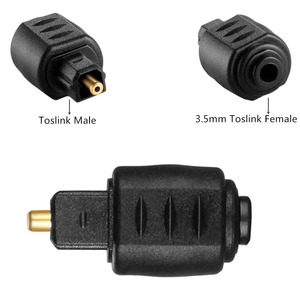 Mini Adaptador Óptico de <span class=keywords><strong>Audio</strong></span>, Conector <span class=keywords><strong>Hembra</strong></span> de 3.5mm <span class=keywords><strong>a</strong></span> Conector Macho Digital Toslink para Amplificador, <span class=keywords><strong>Cable</strong></span> de <span class=keywords><strong>Audio</strong></span> Óptico - Product Image 2