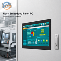 PC industriel embarqué OEM 15,6 pouces sans ventilateur avec processeur Intel Core i3/i5/i7, 8 Go de RAM et écran tactile capacitif pour le contrôle de machines CNC