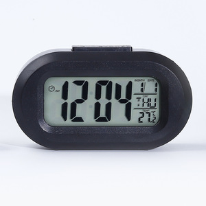 Horloge numérique de bureau, rétroéclairage, multifonction, alarme de bureau, décorations LED, petit format, calendrier électronique - Product Image 6