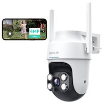 Caméra extérieure Pan/Tilt Botslab Pro W312 2.7K 8MP CMOS avec stockage Cloud/NVR/carte mémoire, suivi IA, grand angle 90°, résistante aux intempéries