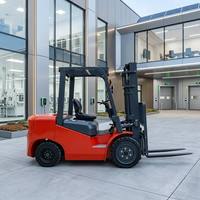 Chariot élévateur électrique WGZN 2000 kg 2 tonnes, moteur AC sans balais 7,5 kW, batterie au plomb-acide, pneus pleins, commande assise, tout-terrain, terrain accidenté