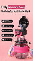 Gobelets en plastique de haute qualité pour enfants - Design moderne et minimaliste unisexe, grande capacité, pour usage sportif, vente en gros, personnalisables