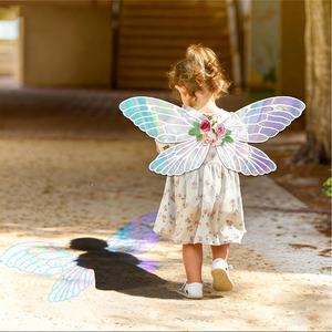 Ailes de Fée Transparentes pour Filles, Cadeau d'Anniversaire de Noël, Personnalisables pour Faire Spécialiser la Fête d'Anniversaire de Votre Enfant, Support OEM - Product Image 6