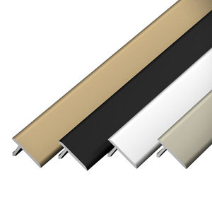 Bande <span class=keywords><strong>de</strong></span> bordure <span class=keywords><strong>en</strong></span> alliage d'aluminium <span class=keywords><strong>en</strong></span> forme <span class=keywords><strong>de</strong></span> T pour <span class=keywords><strong>carrelage</strong></span>, sol <span class=keywords><strong>en</strong></span> bois, <span class=keywords><strong>seuil</strong></span> <span class=keywords><strong>de</strong></span> <span class=keywords><strong>porte</strong></span> avec boucle <span class=keywords><strong>de</strong></span> conception moderne et fonctions <span class=keywords><strong>de</strong></span> pressage des joints - Product Image 1