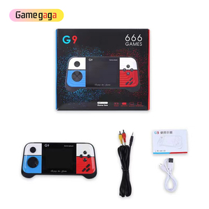 Consolas de juegos portátiles Ye G9, juegos clásicos de <span class=keywords><strong>8</strong></span> bits, salida AV, reproductor de videojuegos, compatible con 2 jugadores - Product Image 4