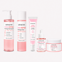 Coffret de Soins Raffermissants au Peptide PDRN Marque Blanche – Routine Hydratante 5 Étapes pour une Peau de Verre Coréenne