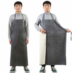 Delantal de Goma Grueso de 110x85cm con Banda para el Cuello, Impermeable y Resistente al Aceite, para Uso Industrial - Product Image 4