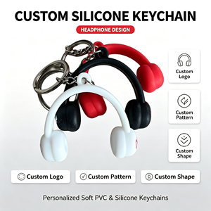 Llavero de Silicona Personalizado con Mosquetón, Diseño de Dibujos Animados, Impresión UV, Regalo Promocional - Product Image 1