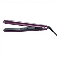 Outil de coiffure professionnel multifonctionnel 2 en 1, fer à lisser et à boucler en céramique, brosse peigne électrique