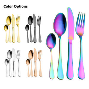 Fábrica al por mayor 12/24/36 piezas cena <span class=keywords><strong>cuchillo</strong></span> <span class=keywords><strong>tenedor</strong></span> <span class=keywords><strong>cuchara</strong></span> conjunto <span class=keywords><strong>de</strong></span> acero inoxidable 24 piezas <span class=keywords><strong>Juego</strong></span> <span class=keywords><strong>de</strong></span> cubiertos - Product Image 6