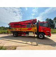 Camion pompe à béton robuste avec flèche de 38,1 m SY5230THBF 390C-10A, flèche multi-sections pour le coulage de bâtiments urbains de taille moyenne