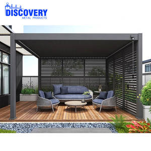 <span class=keywords><strong>Kit</strong></span> <span class=keywords><strong>4x4</strong></span> de Pergola d'extérieur en aluminium étanche électrique pour pavillon gazebo bioclimatique motorisé - Product Image 5
