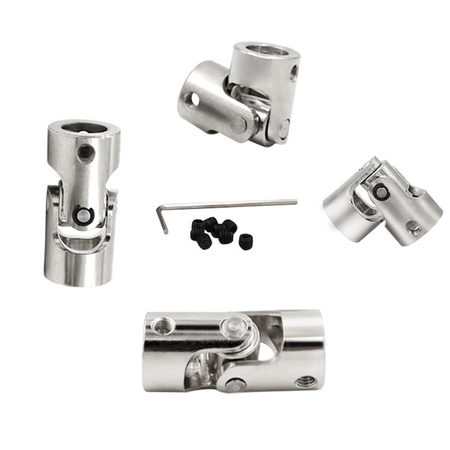 Boat Car Shaft Coupler Motor Connector Metal Universal Joint Coupling Rc Metal Cardan Joint