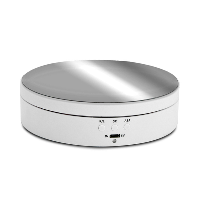Good Selling 138mm 360 Degree Electrica Rotating Turntable Display Stand for Jewelry and Watches