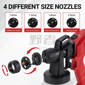 <span class=keywords><strong>Pistolet</strong></span> pulvérisateur électrique HVLP filaire de <span class=keywords><strong>haute</strong></span> qualité 400W 1000ml avec buse en cuivre – Le meilleur de Chine pour le bricolage - Product Image 3