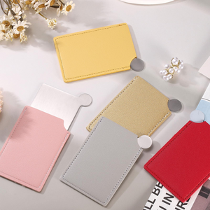 Miroir de poche compact en acier inoxydable, miroir de maquillage, logo personnalisé pour cadeaux d'entreprise, publicité - Product Image 3