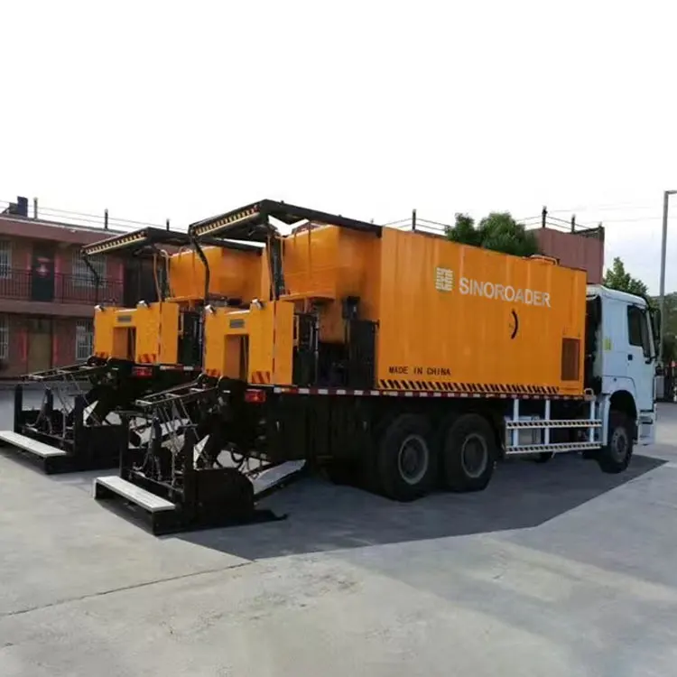 Mesin Konstruksi jalan Tiongkok 10m3 truk penyegel lumpur aspal