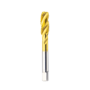 Grifo de máquina de ranura de flauta en espiral de acero inoxidable de cobalto, recubierto de titanio para roscar varillas de acero - Product Image 4