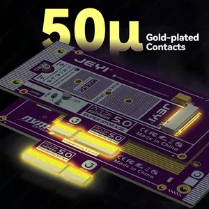 JEYI PCIe 5.0 ถึง M.2 NVMe การ์ดขยายความเร็วสูง M.2 SSD ถึง PCIE 5.0 การ์ดอะแดปเตอร์พร้อมฮีทซิงค์สำหรับ PCIe X4/X8/ซ็อต X16 - Product Image 6