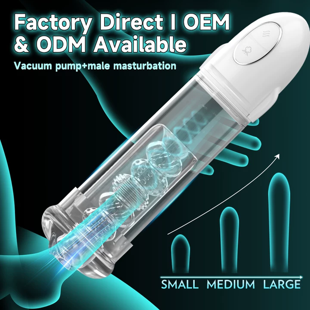 S-Hande Vagina Design Penis Pump Penis Enlargement Exercise Vacuum Negative Pressure Pump Masturbation Sex Toy for Men