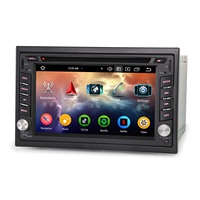 Radio Auto con Navegación GPS Universal 2 Din Erisin ES6510U Android 16, el Más Vendido, para Nissan, Función DSP y OBD2, Garantía de 1 Año