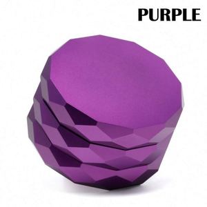 New Design 75mm Diamond Cutting Surface Smoking <b>Grinder</b> 4-layer <b>Herb</b> <b>Grinder</b> Custom Logo - Product Image 6