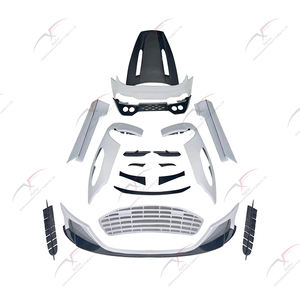 Per <span class=keywords><strong>Aston</strong></span> <span class=keywords><strong>Martin</strong></span> V12 Vantage S Body Kit aggiornato <span class=keywords><strong>DBS</strong></span> in fibra di carbonio paraurti per auto diffusore cofano posteriore parafango minigonne laterali Kit carrozzeria - Product Image 2