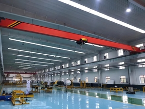 Kran Jembatan Tipe <span class=keywords><strong>LDA</strong></span> 1 Ton 2 Ton 20 Ton Kran Overhead Listrik Bermotor Siemens Kontrol PLC Proteksi Beban Berlebih Remote - Product Image 6