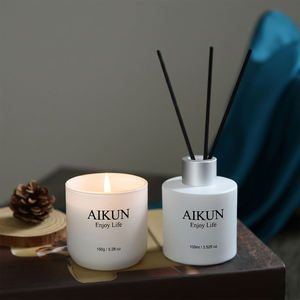 น้ำหอมปรับอากาศ AIKUN กลิ่นหอมจากธรรมชาติ พร้อมก้านไม้หอม เทียนหอม และสเปรย์ปรับอากาศ สำหรับบ้าน ห้องนอน ห้องนั่งเล่น ของขวัญสั่งทำพิเศษ - Product Image 2