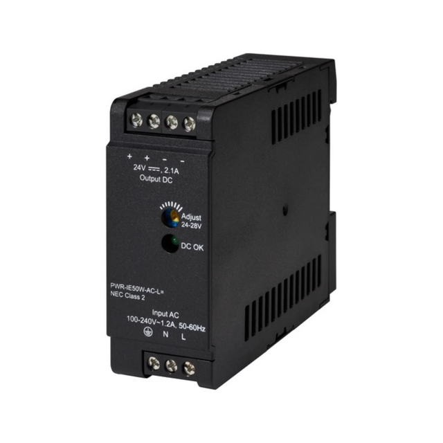 PWR-IE50W-AC-IEC Brand New Din-Rail IE3300 Rugged Series Industrial Ethernet Switch 50W Power Supply