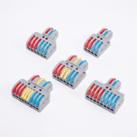 Konektor Kabel Push-in PCT-624 626 628 636 639 2 in 4 6 8 out 3 in 6 9 out Terminal Blok Tuas 32A