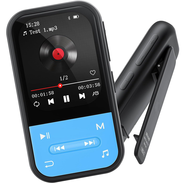 Clip on MP3 Player with for 5.3 for Sport Use WAV Support Built-in 64GB Memory & TF Card OEM/ODM Factory Direct