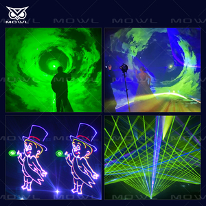 MOWL уличный водонепроницаемый IP65 DMX 20 Вт 40KPPS RGB лазерный проектор для строительства стены рекламный ориентир