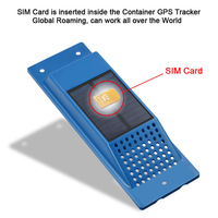Conteneur solaire longue autonomie de la batterie 4G, dispositif de suivi du conteneur, 12000mAh, avec capteur de température, conteneur gps, TK411S