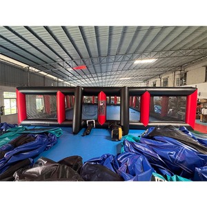 Gran Arena Inflable de <span class=keywords><strong>Paintball</strong></span>, Campo de Búnker Inflable para Deportes al Aire Libre, Arena Inflable con Vallas para Juegos Deportivos - Product Image 3