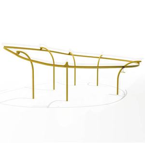 Toboggan à zip pour enfants, certifié TUV, en acier inoxydable/galvanisé, taille personnalisable, pour jardin extérieur, une seule personne - Product Image 3