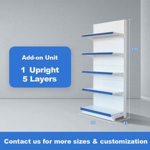 Dày lên siêu thị/railstore Kệ chuyên nghiệp bán lẻ Rack hiển thị cao cấp thép cán nguội kệ để sử dụng lâu dài - Product Image 5