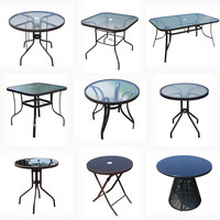 Ensemble de table et chaises d'extérieur 4 places en rotin, design compact, idéal pour jardins et hôtels - Vente chaude