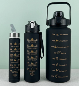 ชุดขวดน้ำ HYRI พร้อมโลโก้ไล่สี คุณภาพสูง ผลิตจากพลาสติก PC ความจุขนาดใหญ่ ใช้ซ้ำได้ ชุดขวดน้ำกีฬา 3 in 1 - Product Image 6