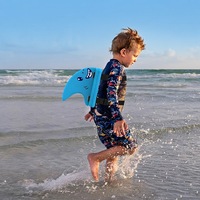 Flotteur dorsal d'entraînement à la natation pour enfants en EVA/IXPE avec ailerons de requin et planches de natation, service de découpe, isolation thermique