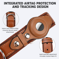 Nouveau Collier pour Chien en Cuir PU Personnalisé de Luxe Happy, Doublure Tissée Douce, Traceur GPS pour Animaux, Matériel Robuste et Réglable pour la Promenade