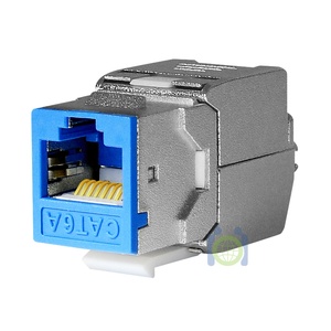 Giắc Cắm Mô Đun <span class=keywords><strong>Jack</strong></span> Keystone 180 Độ Cat6a Cat6 Không Công Cụ FTP Bán Chạy - Product Image 3